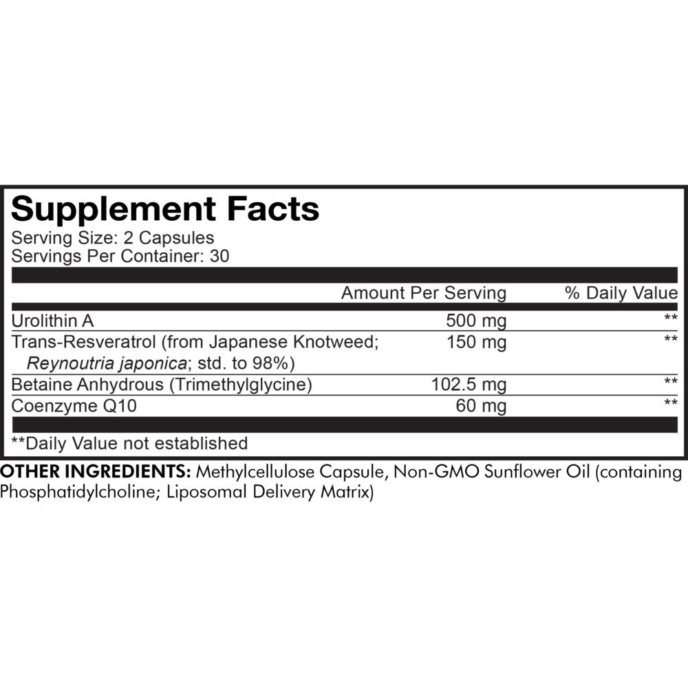Liposomal Urolithin A  by Codeage