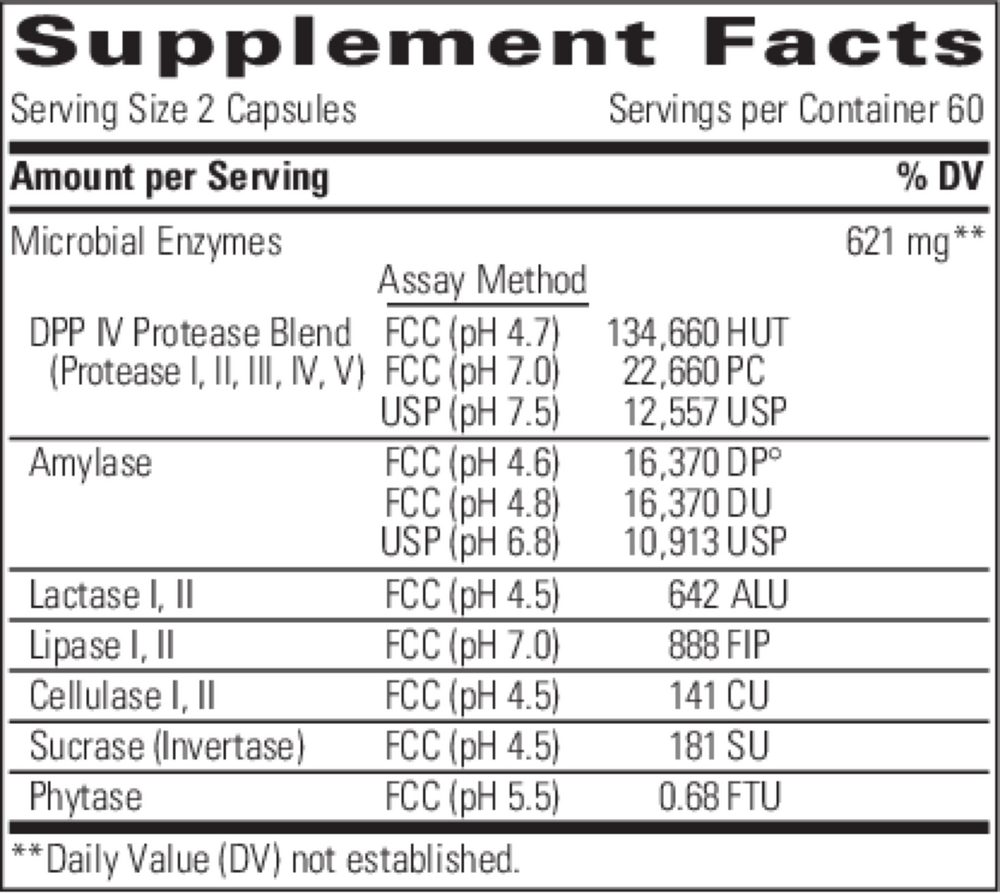 Similase GFCF Enzyme by Integrative Therapeutics