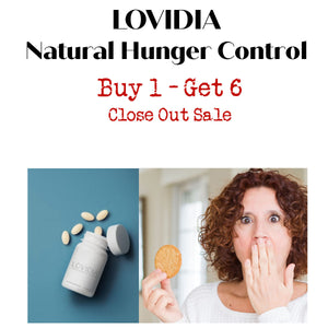 LOVIDIA - Natural Hunger Control - BUY 1 - GET 6