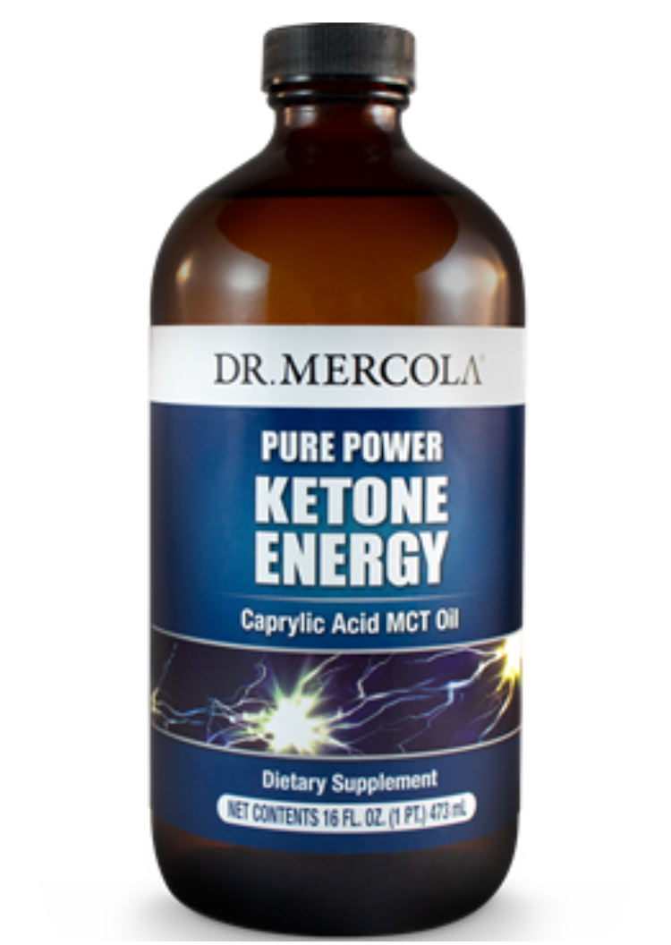 MCT OIL - Dr. Mercola's Pure Power Ketone Energy - 30 Doses