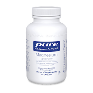 Magnesium Glycinate - Pure Encapsulations 120mg 90 Caps