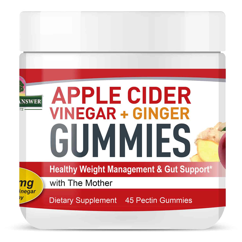 NATURE’S ANSWER APPLE CIDER VINEGAR WITH GINGER GUMMIES
