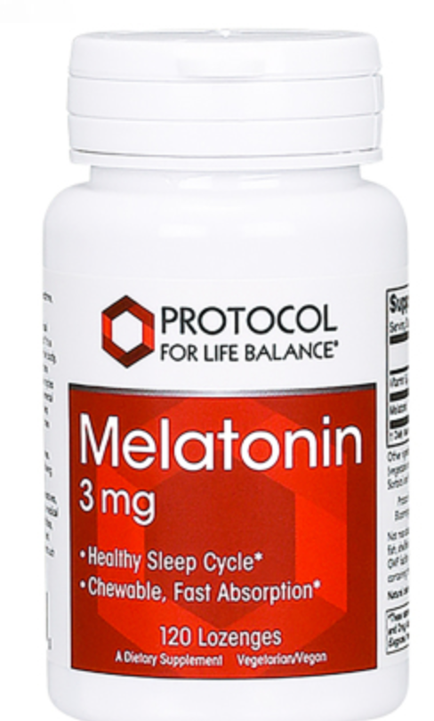 Melatonin 3mg by Protocol for Life Balance