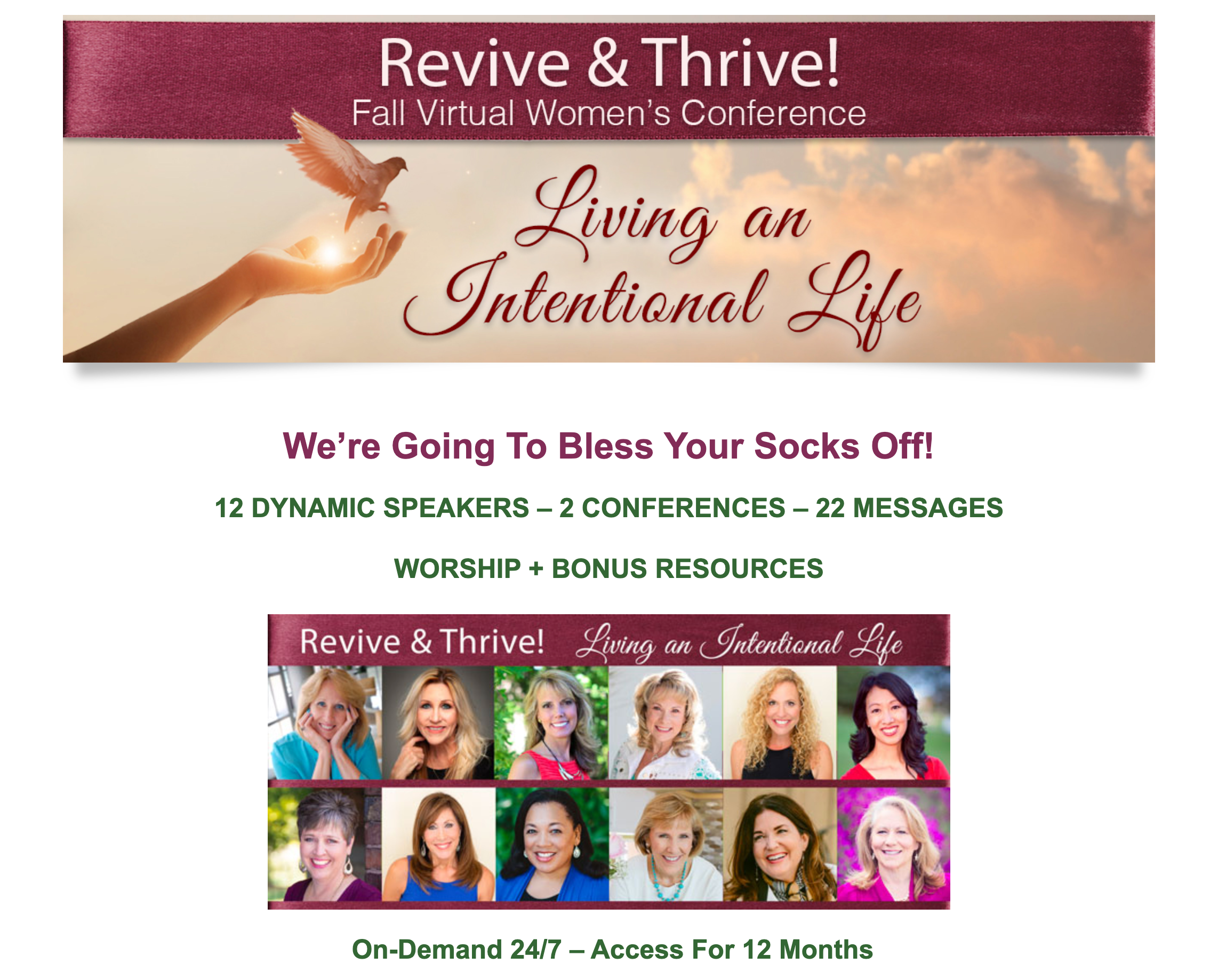 Revive and Thrive Double Conference Package - SDS