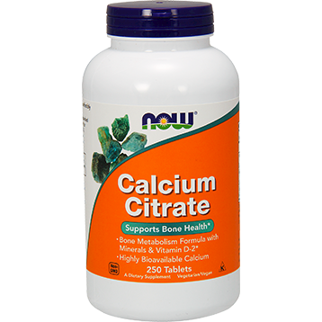 Calcium Citrate 250 tabs by NOW